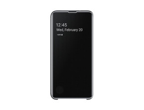 Калъф тефтер CLEAR VIEW оригинален EF-ZG970CBEG за Samsung Galaxy S10e G970 черен